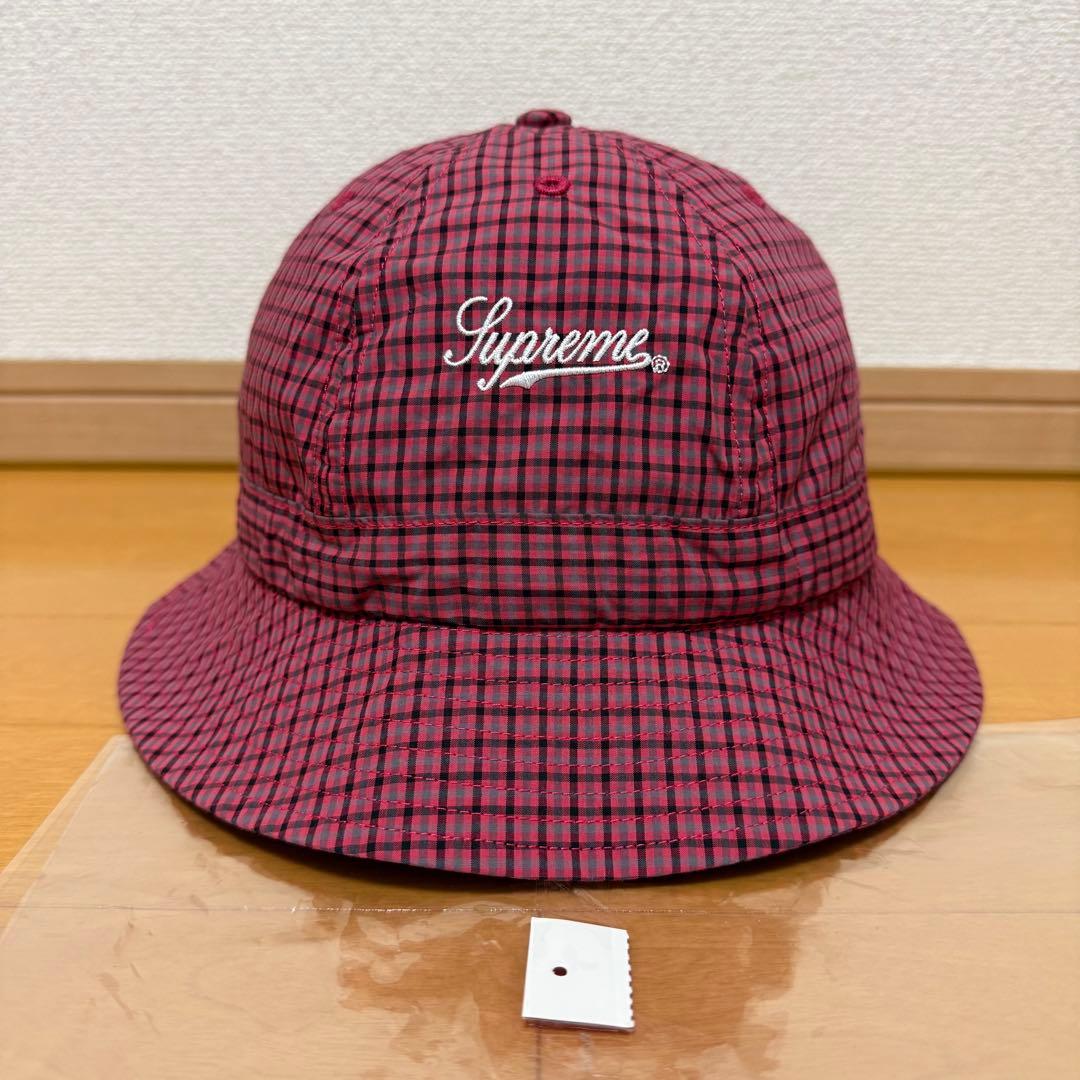 Supreme Cordura Plaid Bell Hat レッド 25ss Supreme（シュプリーム） 25SS Cordura Plaid Bell Hat コーデュラ