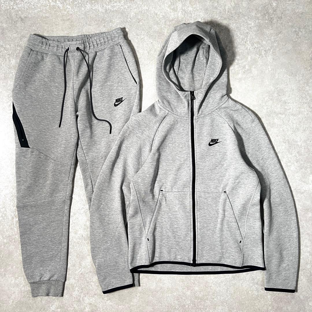 Nike ナイキ テックフリース セットアップ グレー 上下S - メルカリ
