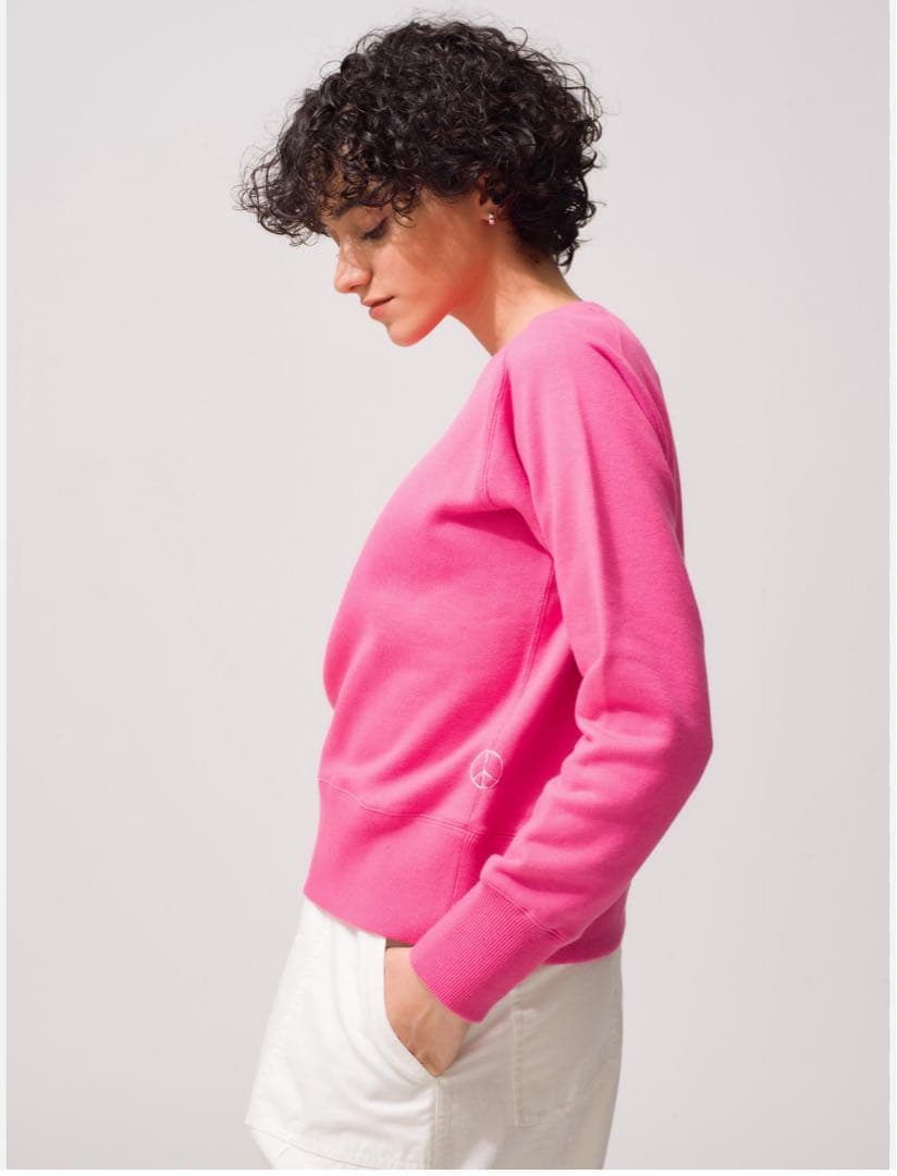 RHC Ron Herman 刺繍 ピンク トップス スウェット S 中古・古着通販】Champion (チャンピオン) RHC Ron Herman (アール