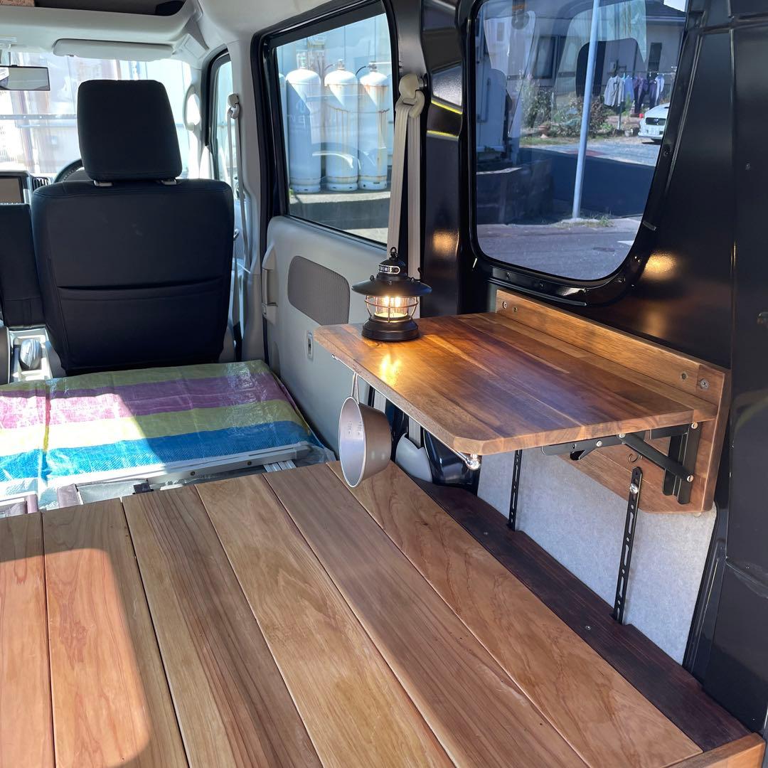 エブリイバン(DA17V)「手作り収納式サイドテーブル」Ver.3.1 N6 - メルカリ