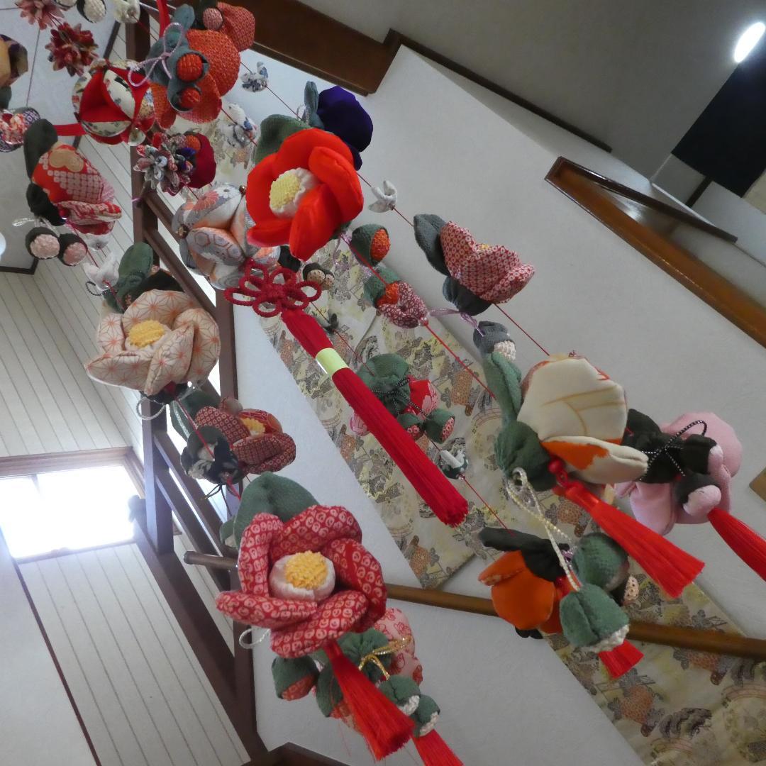 古布 正絹 吊るし雛 錦紗縮緬 アンティーク 疋田模様 さげもん 鬼しぼ