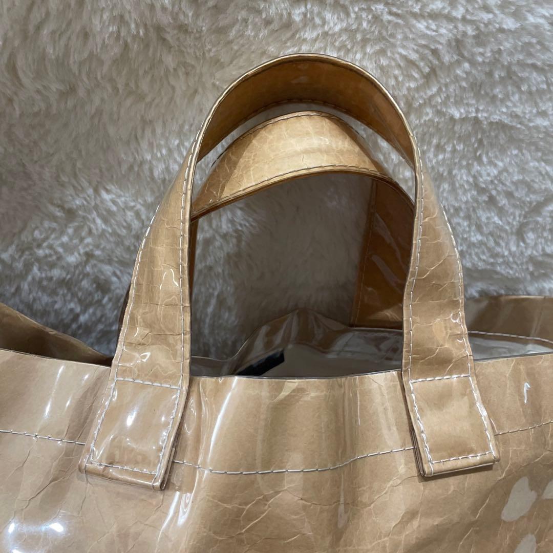COMME des GARCONS ギャルソン紙袋 ビニール トートバッグ大容量