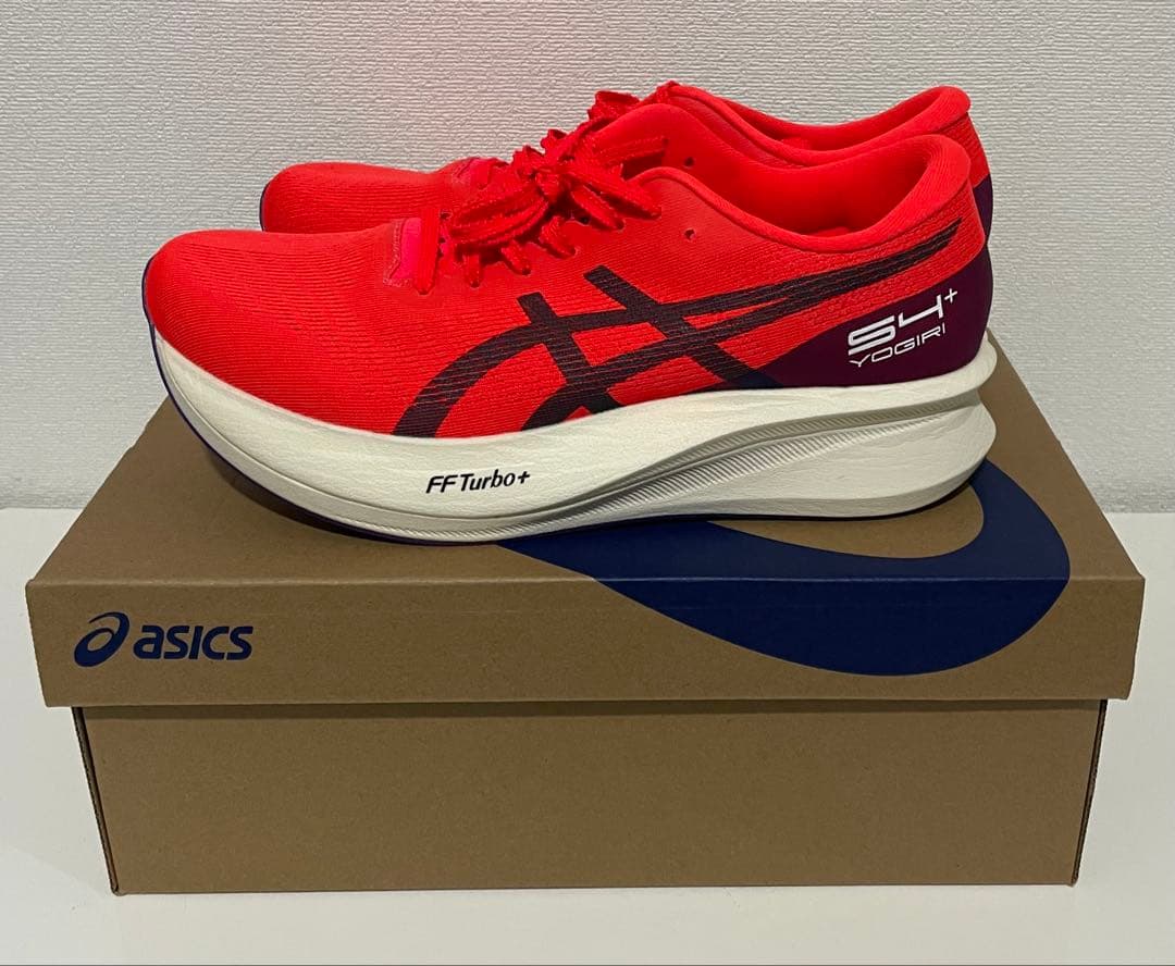スパイク・シューズ ASICS-S4+YOGIRI S4+ YOGIRI | Unisex | Flash Red/Carrier Grey | Running Shoes