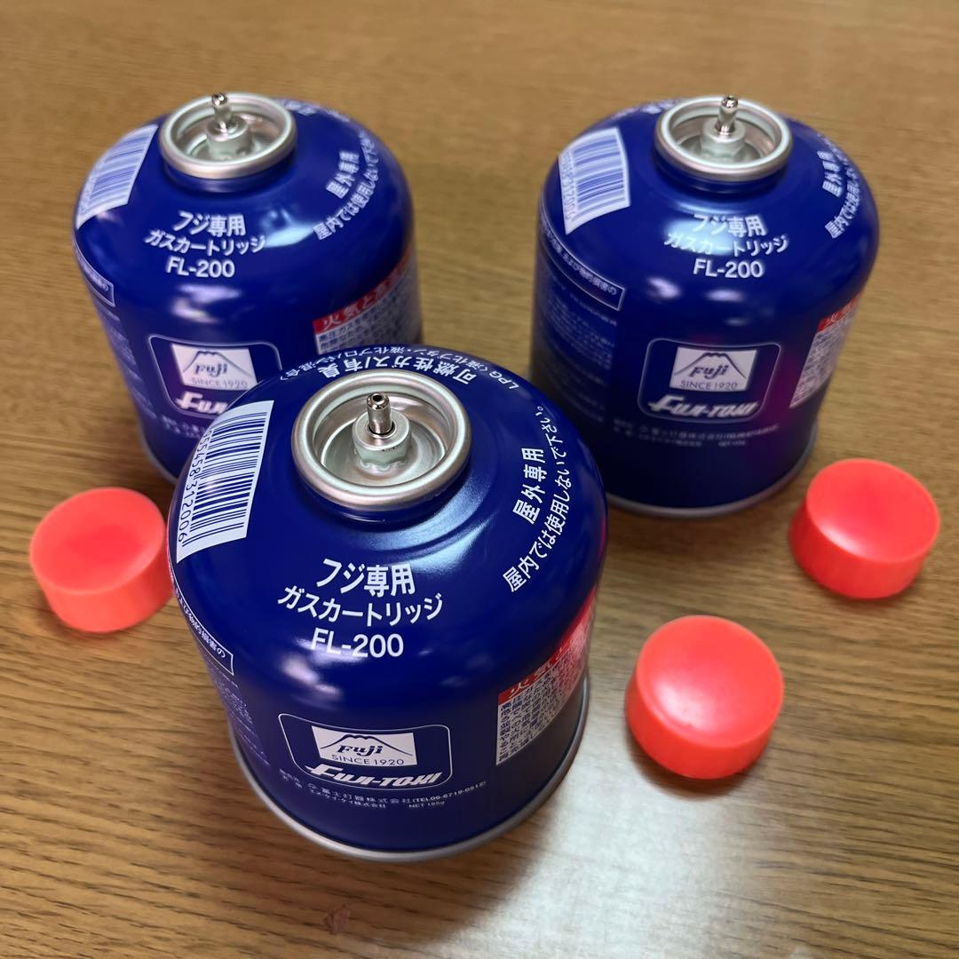 フジ専用ガスカートリッジ FL-200 3本(新品未使用) - メルカリ
