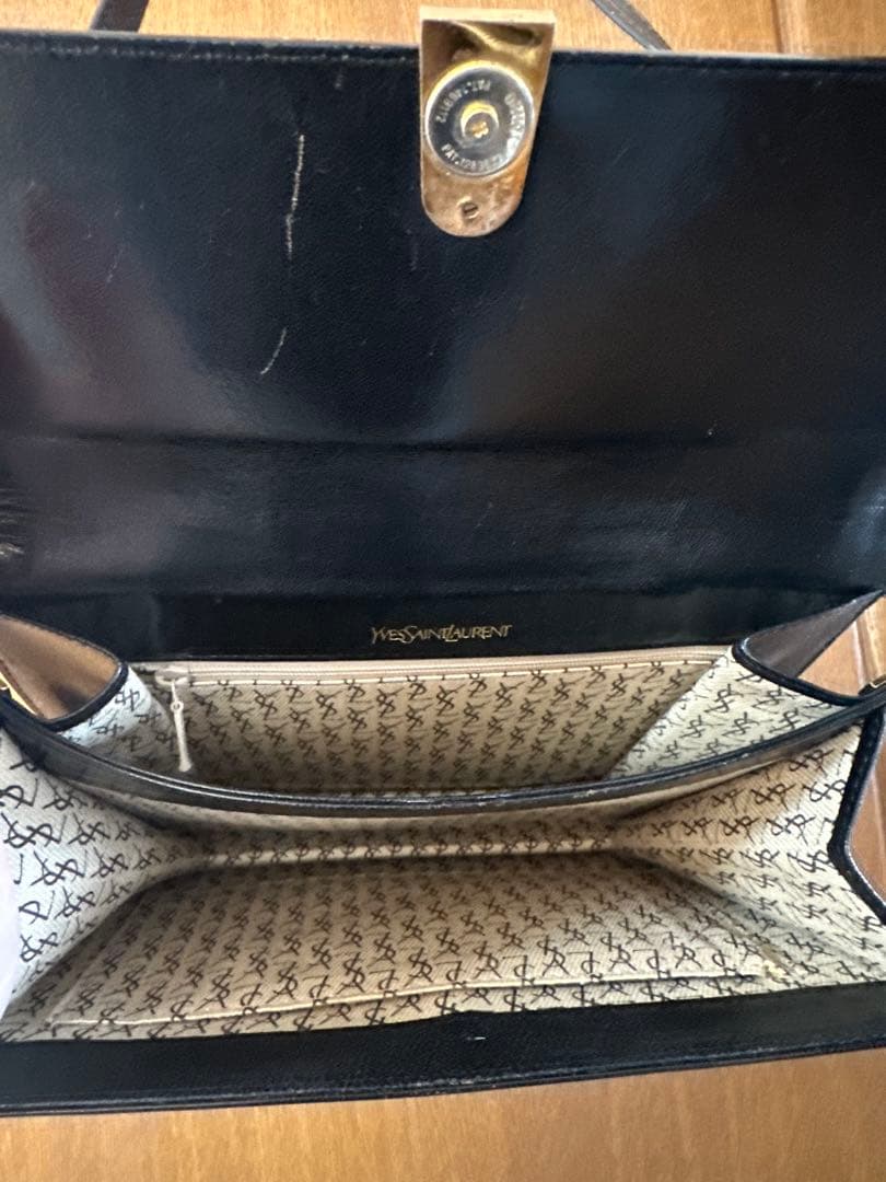 YSL ヴィンテージ ショルダーバッグ S115946564 - バッグラス1黒