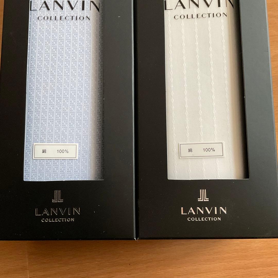 LANVIN】メンズワイシャツ生地 2点セット - メルカリ