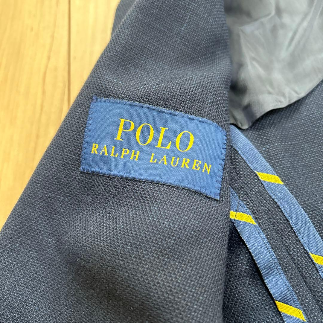 新品.未使用✨ラルフローレン フォーマル ブレザー ロゴ 140 ネイビー