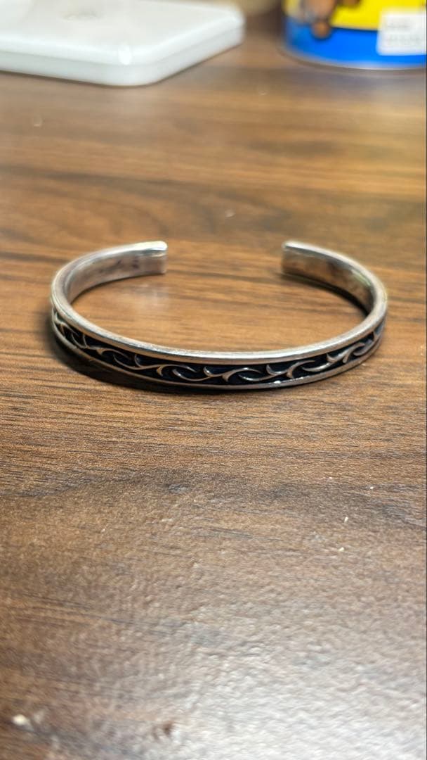 AQUA SILVER シルバー925 波　トライバル　バイカー SV925 AQUA SILVER（アクアシルバー） 幸せの シックスペンス コイン