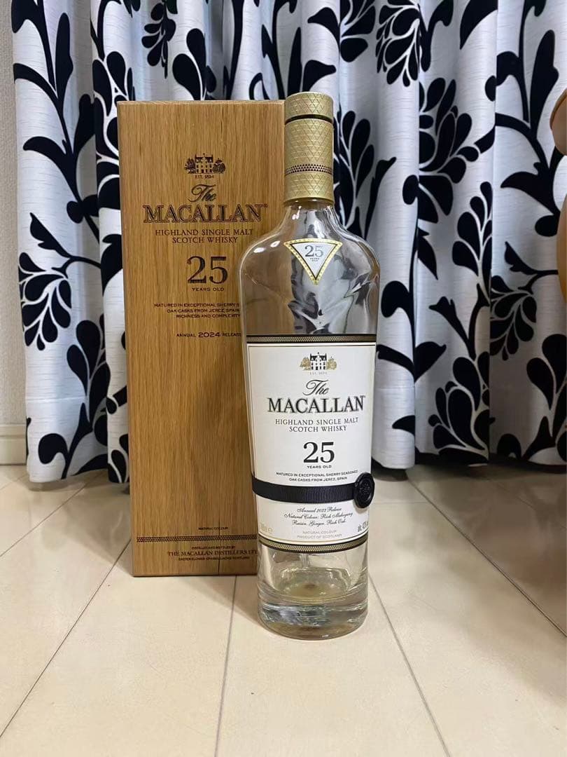 THE MACALLAN マッカラン 25年 700ml 1本 空瓶 木箱付き - メルカリ