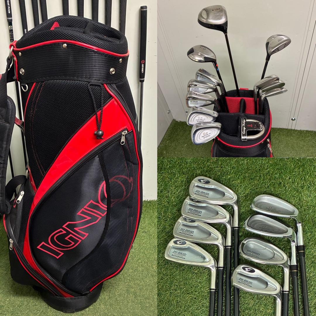 メンズゴルフクラブセット　【XXIO】【ゼクシオ】【ゲージデザイン】【IGNIO XXIO セット販売 14本セット XXIO14 フルセット 1W×1 FW×3 HB×2