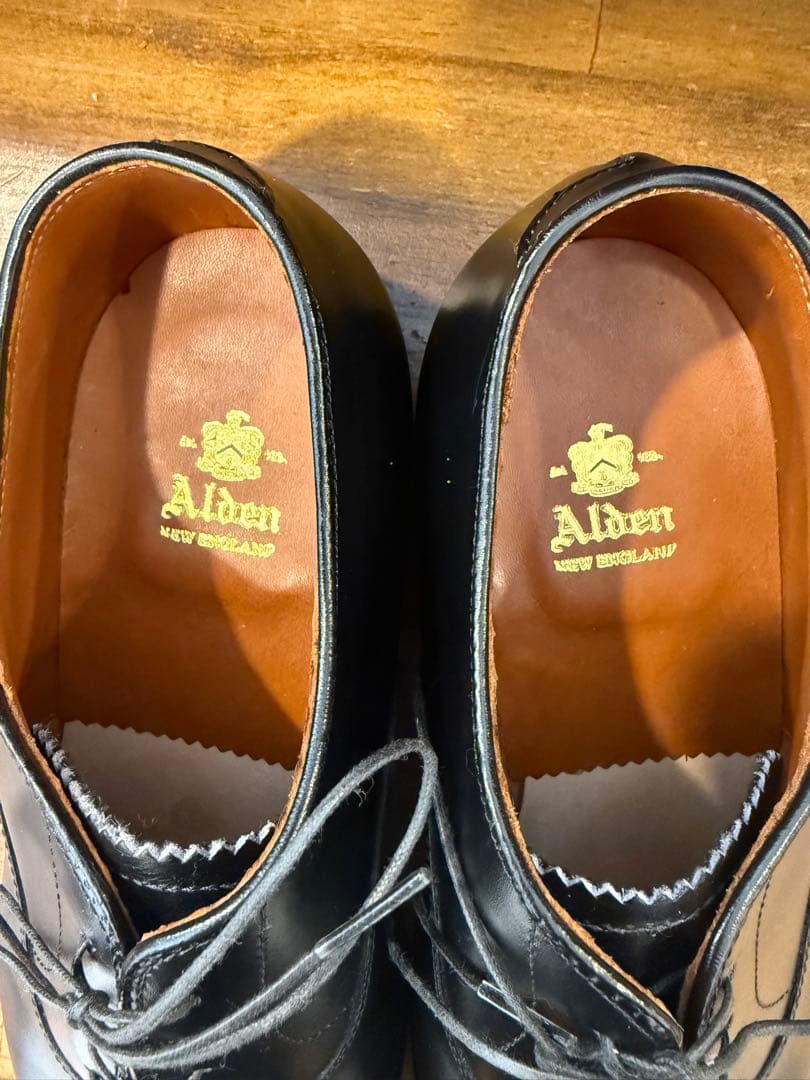Alden ストレートチップ キャップトゥ カーフ 907 9D 27㎝ - メルカリ