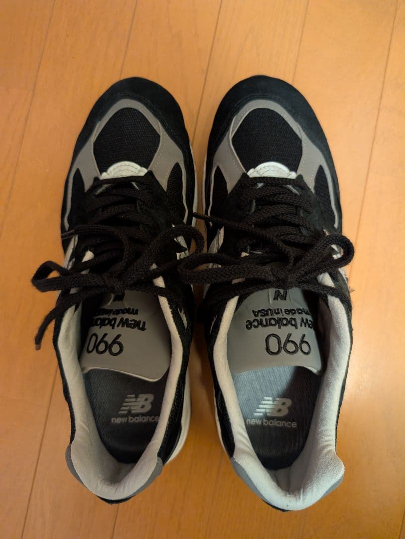 リョウ様New Balance 990 v2 ブラック/ スニーカー - メルカリ