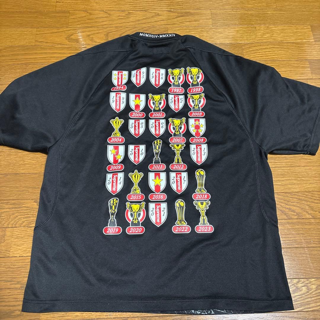 トップス Supreme Jacquard Soccer Jersey \"Black\"