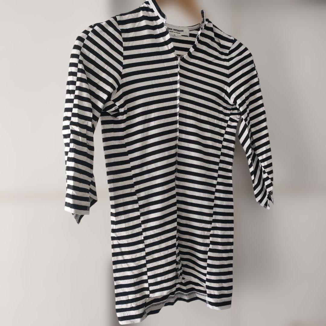 JUNYA WATANABE ストライプ 七分袖 Tシャツ M - メルカリ