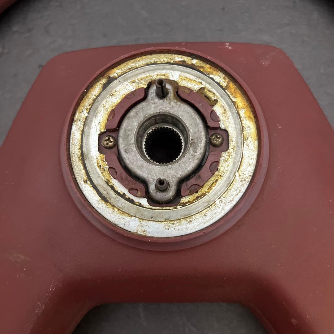 NISSAN日産S130Z フェアレディZ 純正ステアリング 赤 ハンドル当時物