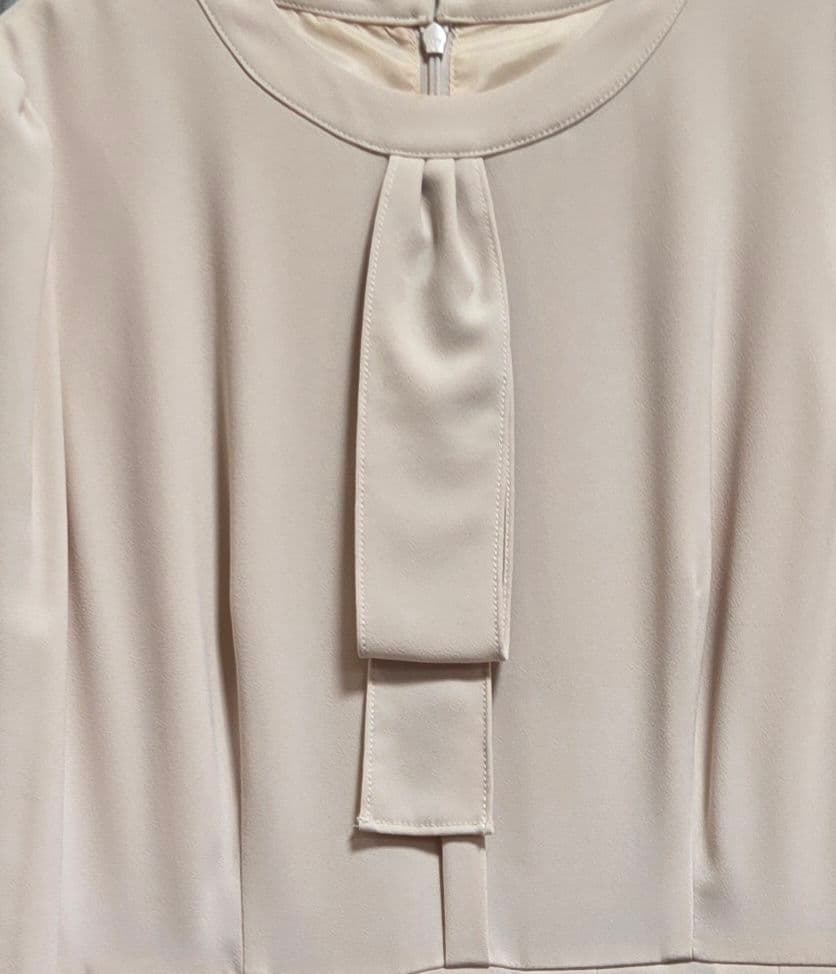 CELFORD セルフォード ボウタイワンピース サイズ36 ライトベージュ