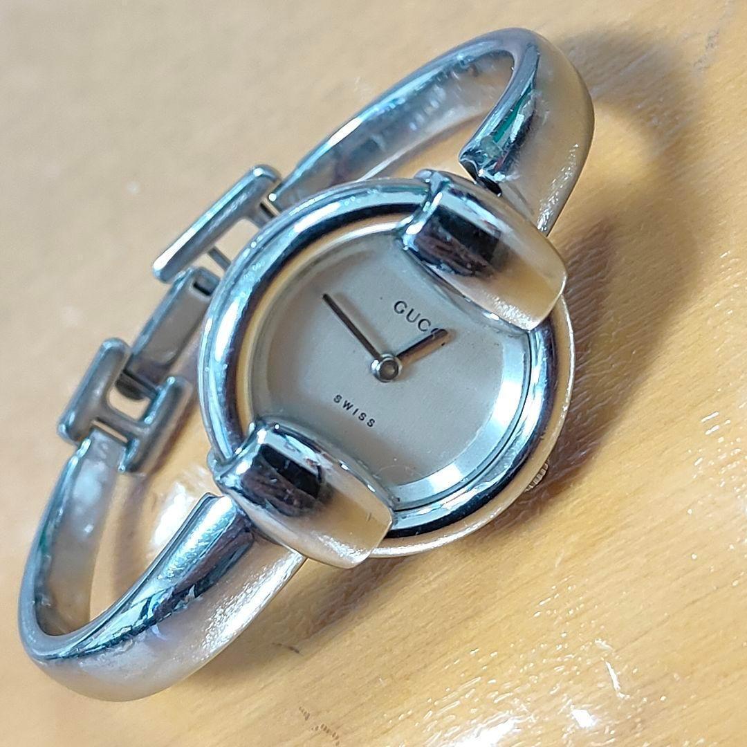 GUCCI 腕時計 バングルウォッチ 1400L シルバー - メルカリ
