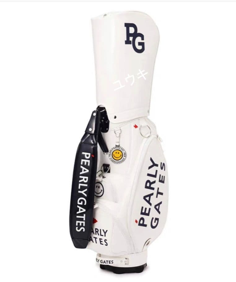PEARLY GATES ゴルフキャディバッグ PG PEARLY GATES（パーリーゲイツ） ゴルフ 「PEARLY GATES」PG is PG