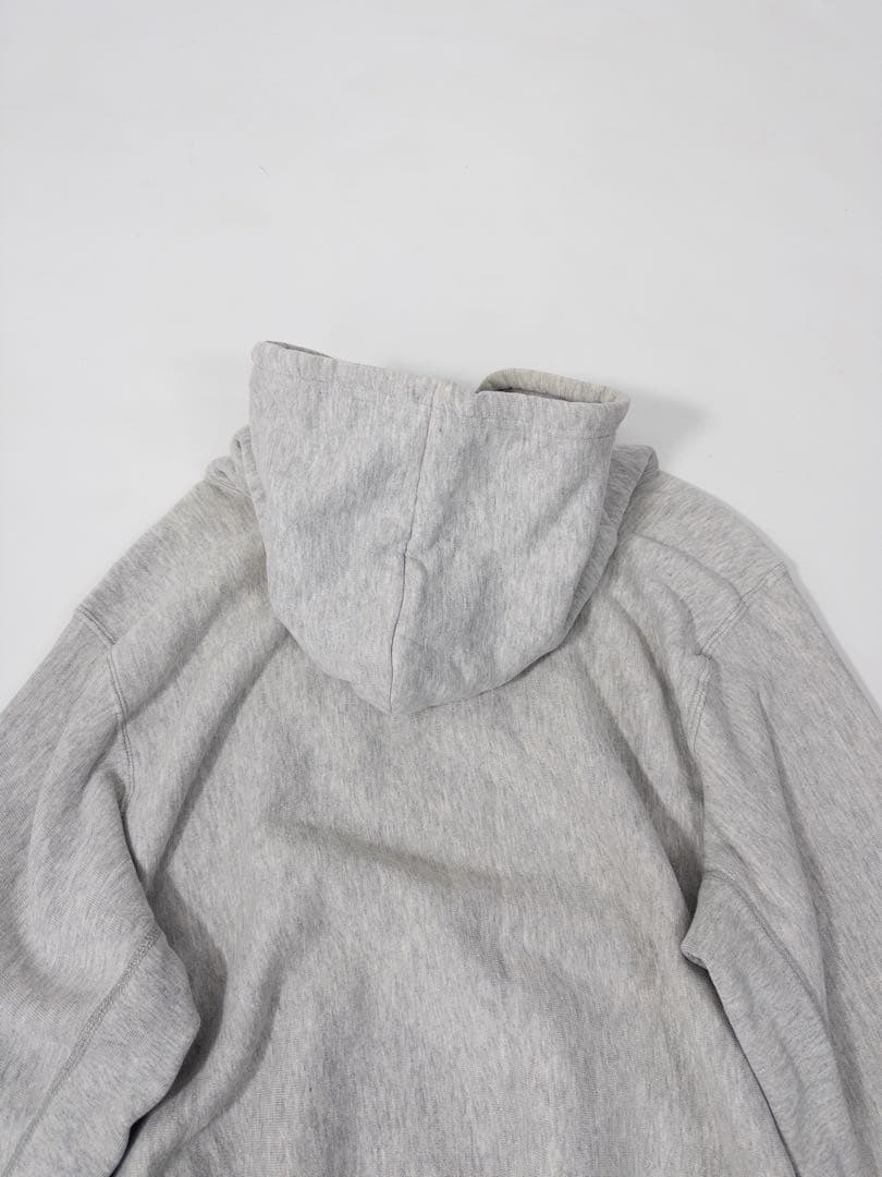 90s USA製 MVP 2段プリント リバースウィーブ フーディ パーカー