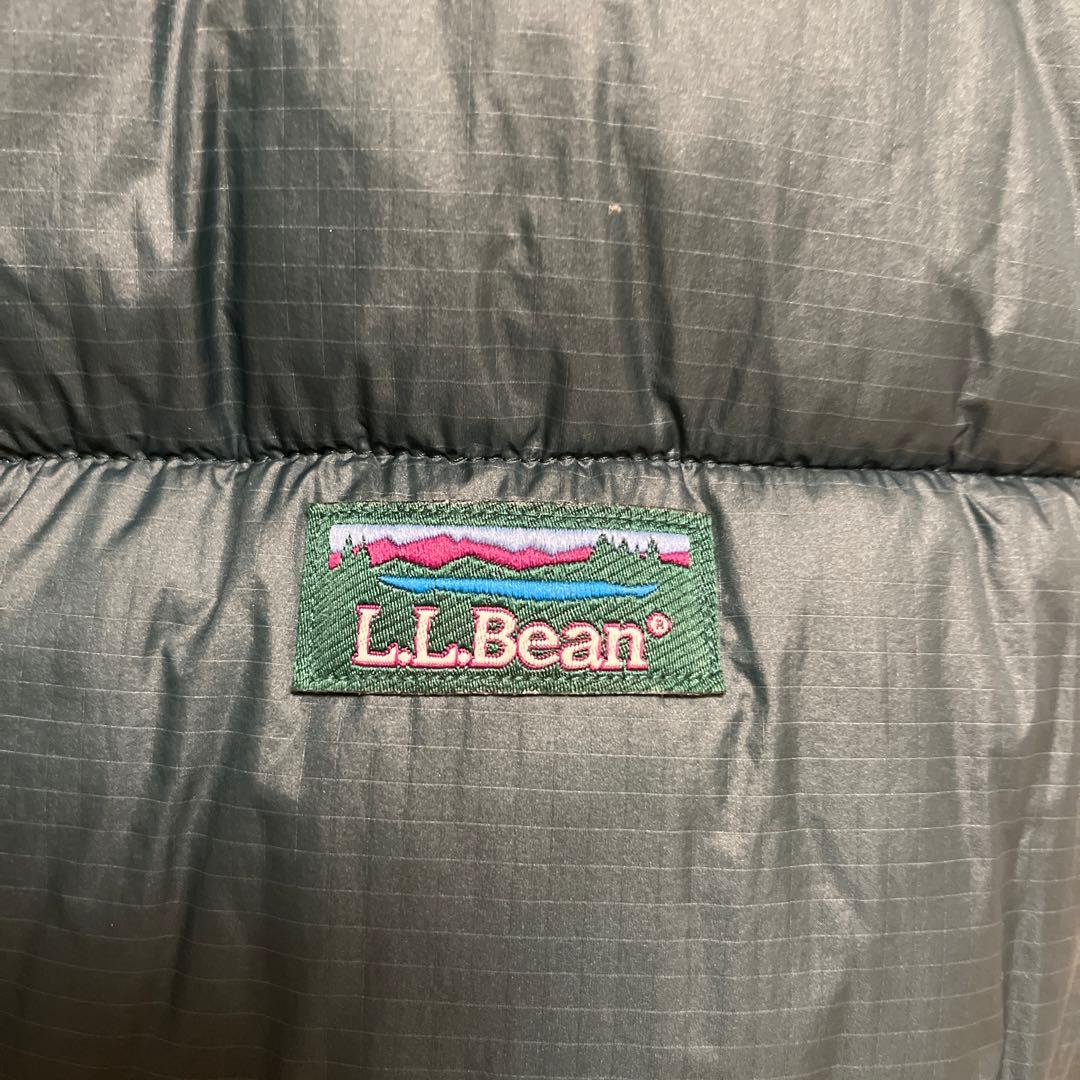 美品 L.L.Bean ダウンベスト グリーン M