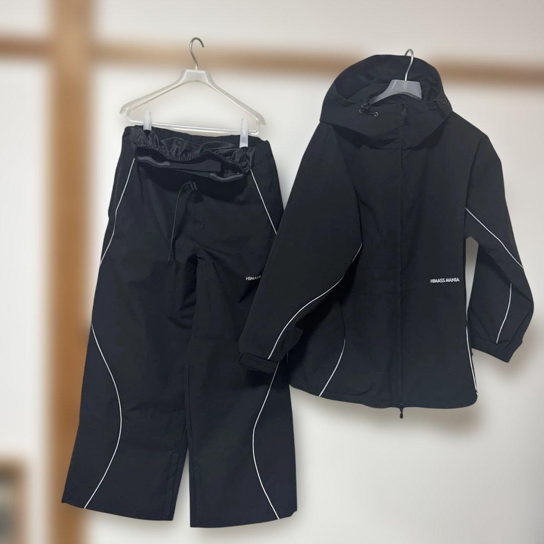HIMASS MANIA】Mサイズ ブラック スノーボードウェア - メルカリ