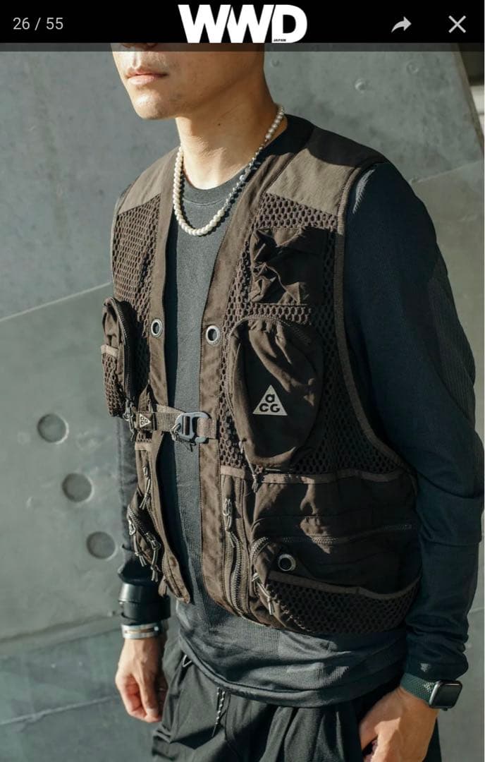22AW NIKE ACG BUTTLES VEST Sサイズ バトルズ ベスト - メルカリ
