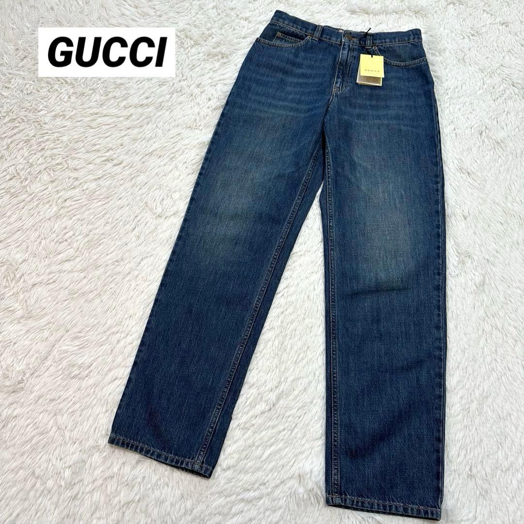 新品✨グッチ デニムパンツ 12インチ 中古・古着通販】GUCCI (グッチ) デニムパンツ インディゴ サイズ:SIZE