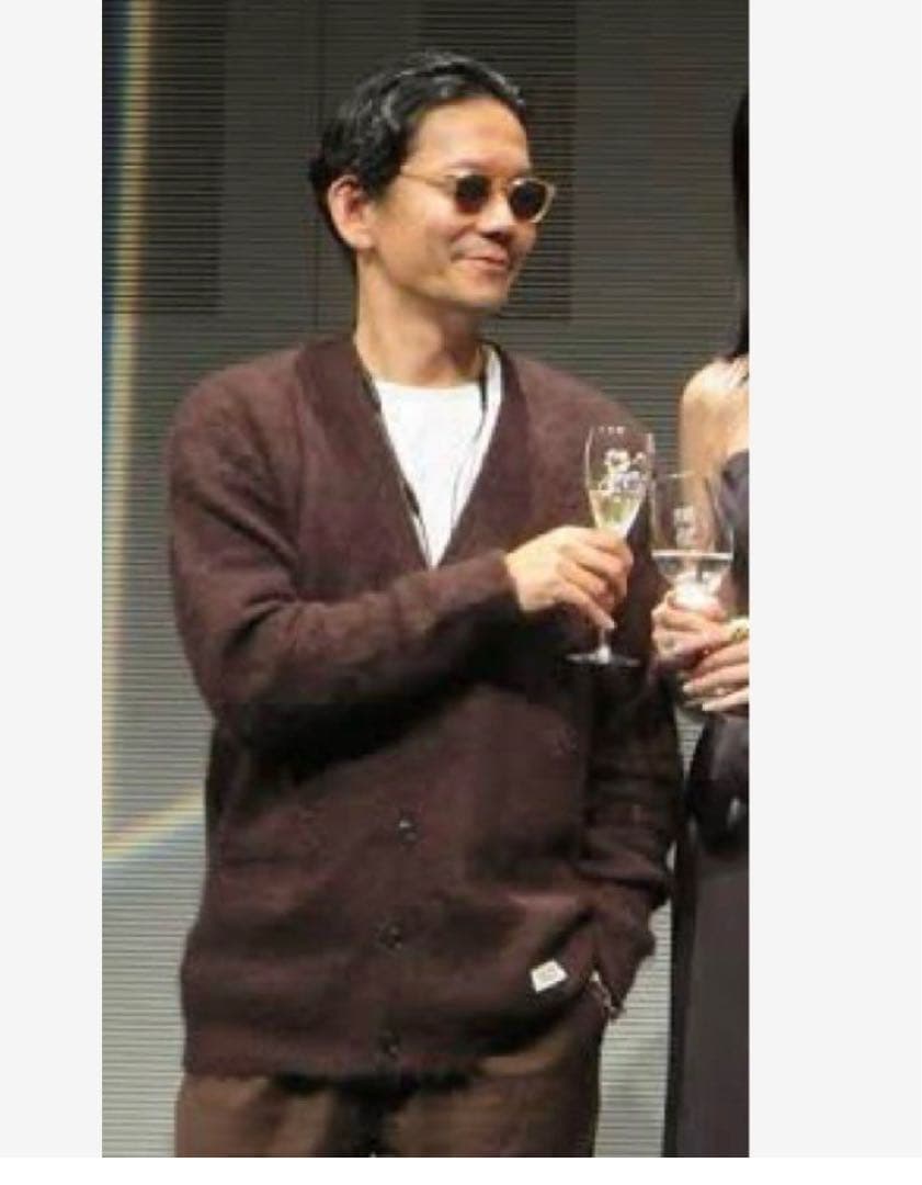 WACKO MARIA モヘアカーディガン ブラウン 野村訓市愛用 L - メルカリ