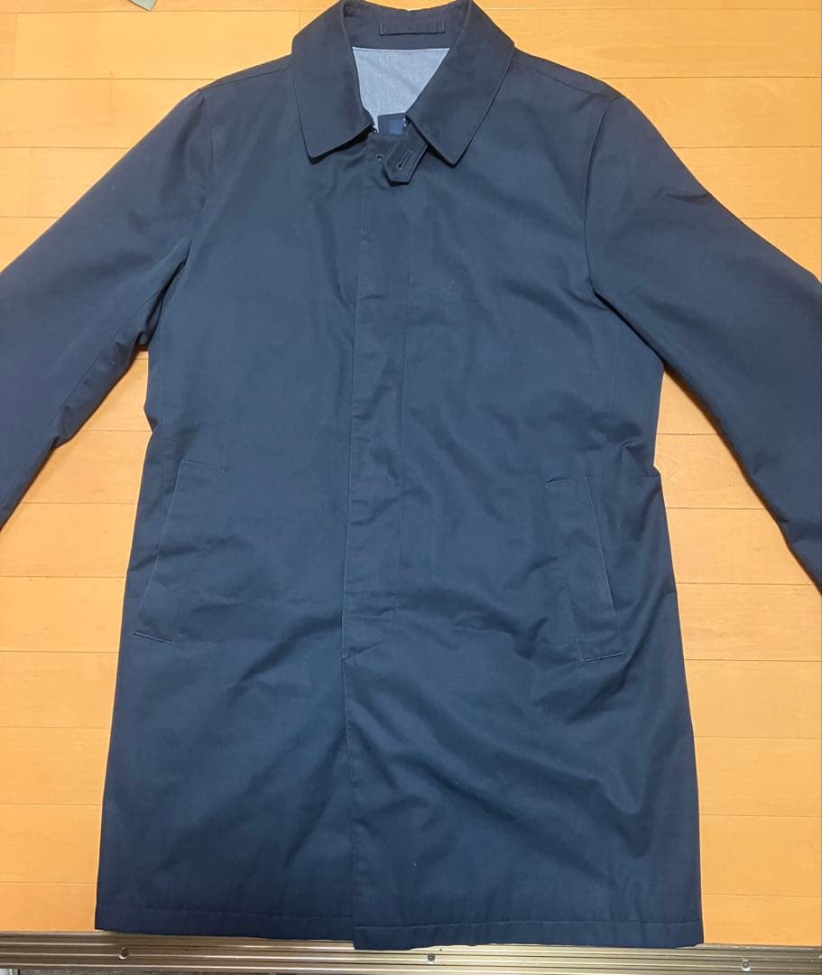 極美品 Herno ステンカラーコート ネイビー サイズ50 L〜LL - メルカリ