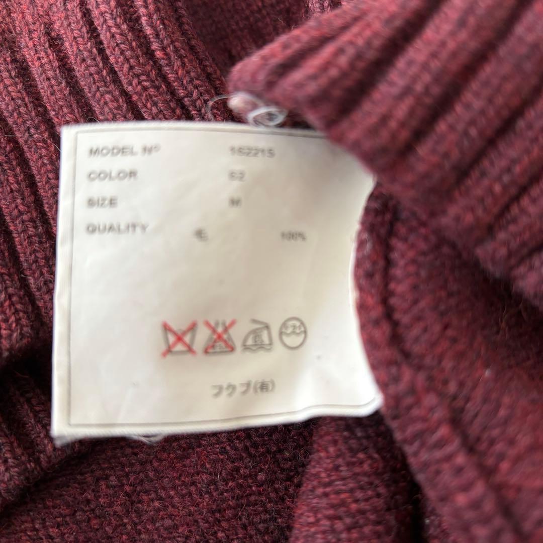 美品】YAECA WRITE ウール100% クルーネックニット ボルドー M - メルカリ