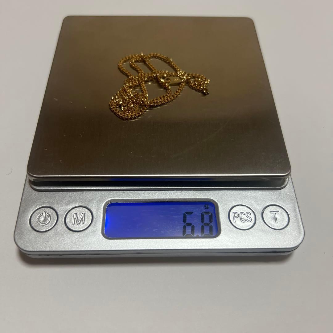 K18 喜平ネックレス 2面 6.8g 40.5cm 【美品・刻印あり】