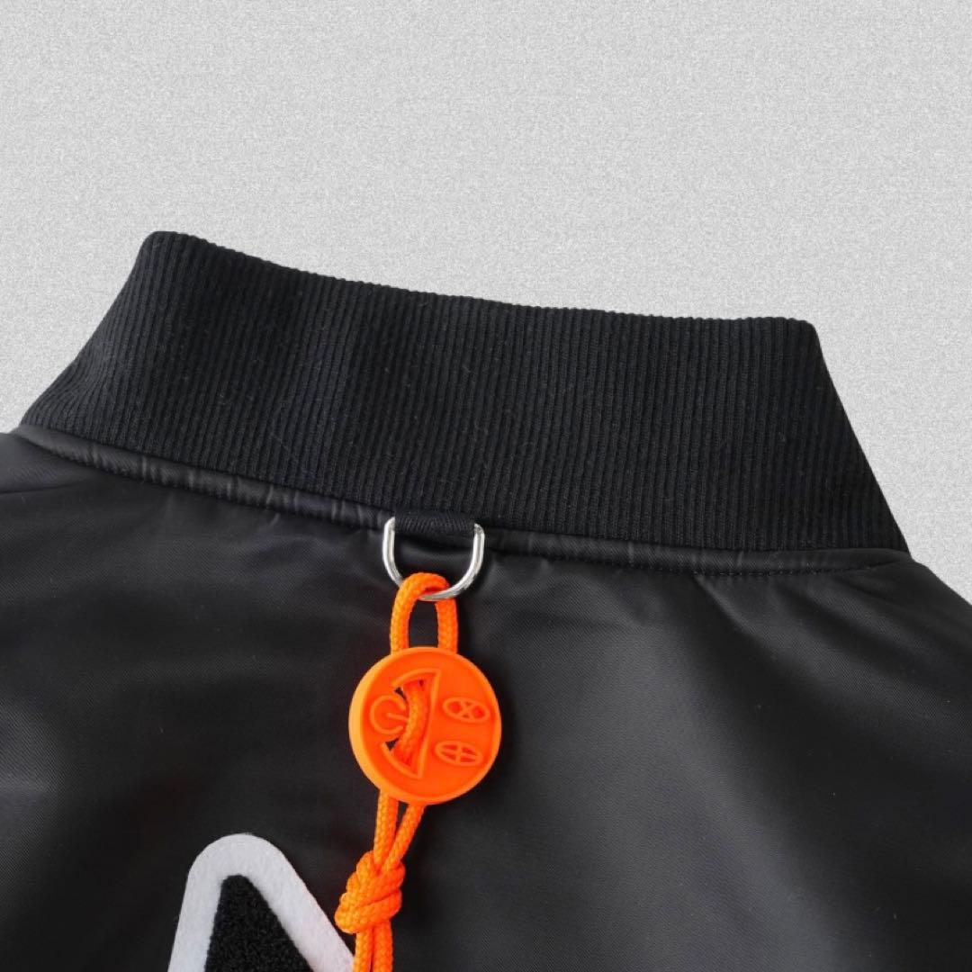 code47L FILE_2022_2 \"LOGO\"MA-1ブルゾン＋「DO」