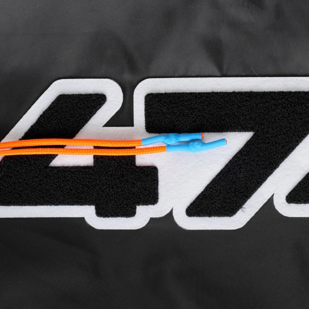 code47L FILE_2022_2 \"LOGO\"MA-1ブルゾン＋「DO」