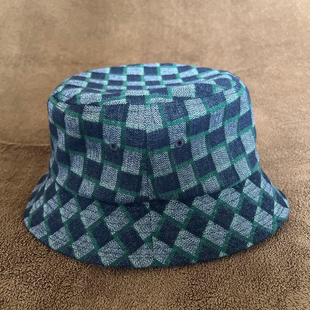 Stussy チェック柄 バケットハット O/S - メルカリ