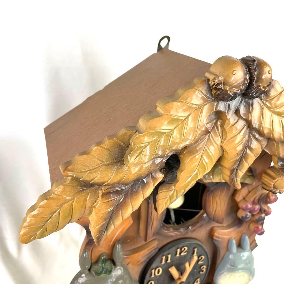 となりのトトロ 壁掛け時計 4MJ806RH M23X8N PM-15 木製 - メルカリ