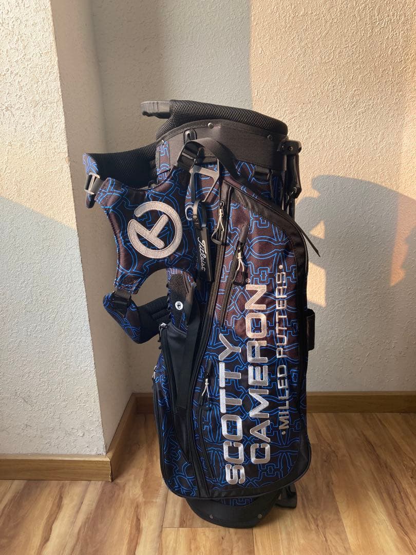 SCOTTY CAMERON キャディバッグ 青黒 ゴルフスタンドバッグ WIZARD