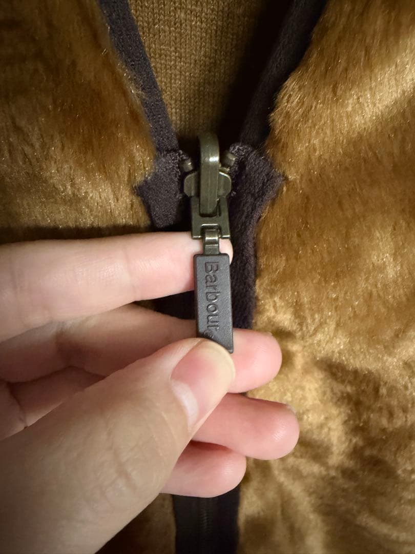 美品】Barbour ブラウン フリースベスト 48 - メルカリ