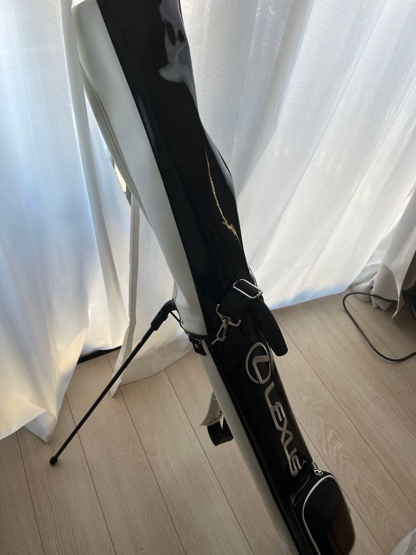 レクサス　ゴルフ　キャディバッグ　スタンド付き　LEXUS 美品 未非売品 レクサスLEXUS☆ゴルフスタンドキャディバッグ未使用☆ブラック新品の