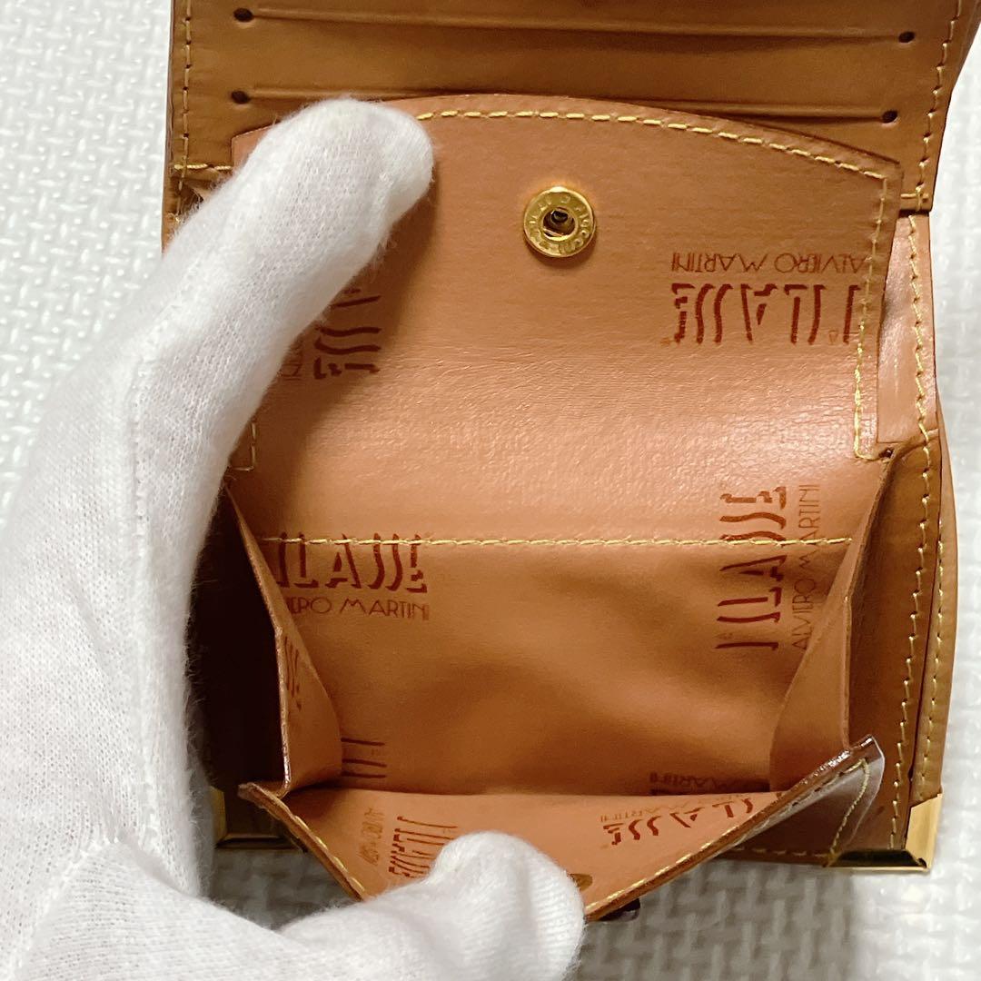 未使用PRIMA CLASSE プリマクラッセ 二つ折り財布 世界地図 クリップ