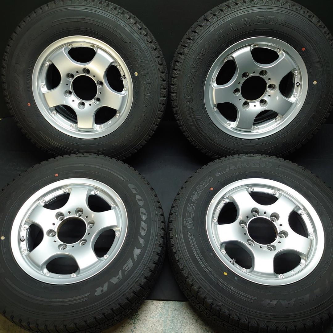 社外アルミ 冬 195/80Ｒ15 107/105L LT 200系 ハイエース DUNLOP（ダンロップ） 195/80R15 107/105L LT スタッドレスタイヤ