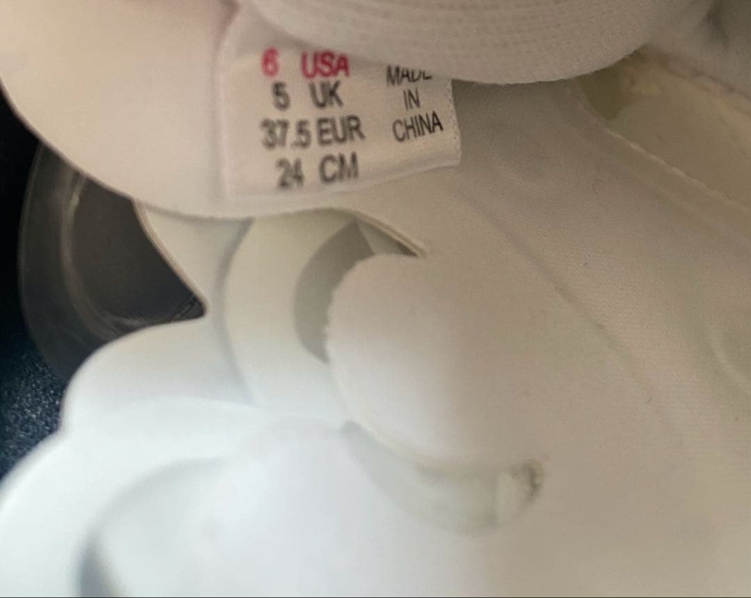 noir kei nlnomiya リーボック ホワイトスニーカー 24cm - メルカリ