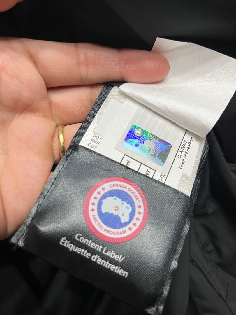 専用☆美品 クリーニング済☆カナダグース マクミラン 黒 タグ付