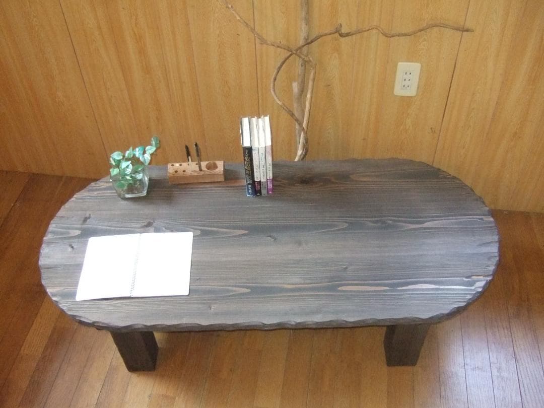 ○コヤ木工こだわり製作創りたて！モダン・アンティーク調・円卓・丸