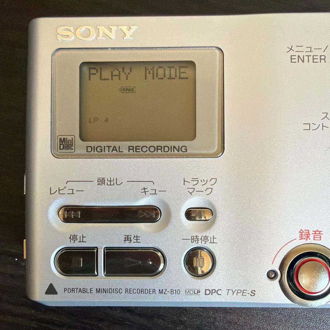 SONY ポータブルMDレコーダー MZ-B10 - メルカリ