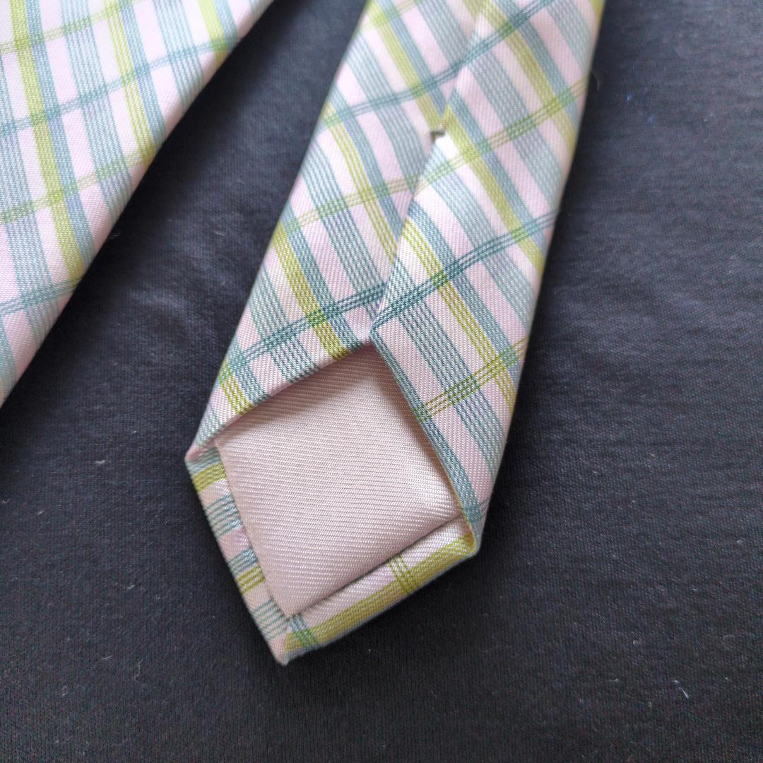 美品 HERMES シルク100% チェック柄ネクタイ - メルカリ