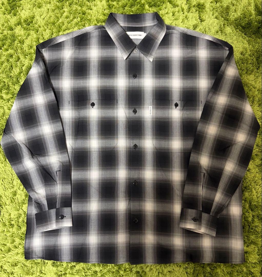 COOTIE T/W Work L/S Shirt Ombre Check - メルカリ