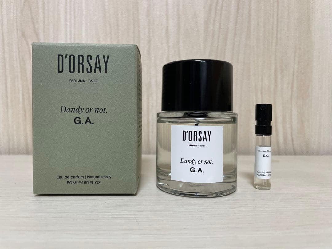 D'ORSAY ドルセー G.A. 50ml【E.Qサンプル付き】 - メルカリ