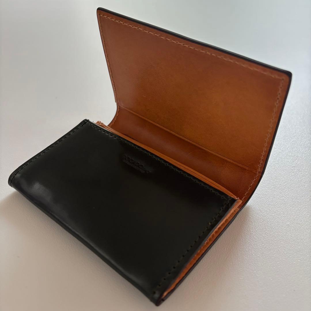 新品】ROCADO シェルコードバン 名刺入れ 最高級 イタリア馬革 - メルカリ