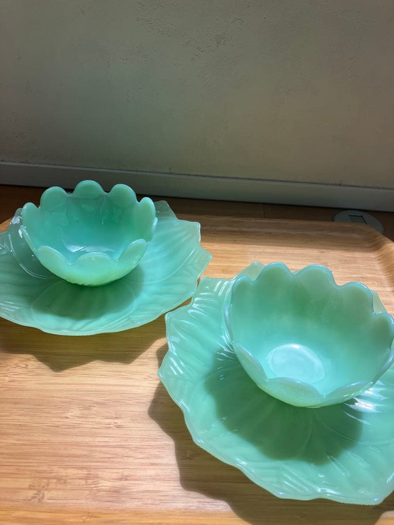 野田里美さん刷毛目銀彩リバーシブルプレート2枚