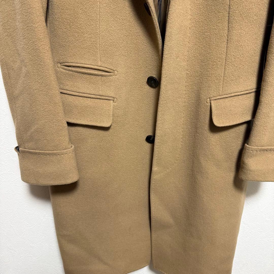 ユニバーサルランゲージ 干場義雅モデル カシミヤ混キャメルチェスター